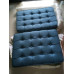 Blue Rhombic Fabric Barcelona Chair Cushions
