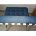 Blue Rhombic Fabric Barcelona Chair Cushions