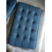Blue Rhombic Fabric Barcelona Chair Cushions