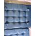 Blue Rhombic Fabric Barcelona Chair Cushions