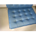 Blue Rhombic Fabric Barcelona Chair Cushions