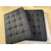 Black Fabric Barcelona Chair Cushions Black Fabric Barcelona Chair Cushions