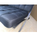 Black Fabric Barcelona Chair Cushions Black Fabric Barcelona Chair Cushions