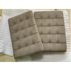 Tan Fabric Barcelona Chair Cushions Tan Fabric Barcelona Chair Cushions