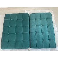Jade Green Fabric Barcelona Chair Cushions