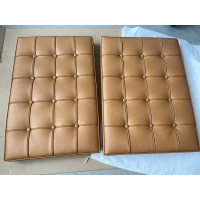 Dark Tan Barcelona Chair Cushions In Standard Grade Dark Tan Barcelona Chair Cushions In Standard Grade
