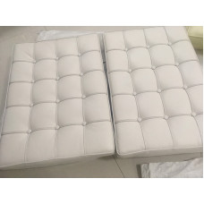 Off White Barcelona Chair Cushions In Higher Grade Off White Barcelona Chair Cushions In Higher Grade