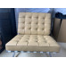 Camel Barcelona Chair Cushions In Higher Grade Camel Barcelona Chair Cushions In Higher Grade