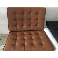 Mud Brown Barcelona Chair Cushions in Higher Grade Mud Brown Barcelona Chair Cushions in Higher Grade