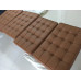 Mud Brown Barcelona Chair Cushions in Higher Grade Mud Brown Barcelona Chair Cushions in Higher Grade