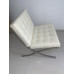 Cream White 4012 Nappa Leather Barcelona Chair Cushions and Straps Cream White 4012 Nappa Leather Barcelona Chair Cushions and Straps