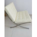 Cream White 4012 Nappa Leather Barcelona Chair Cushions and Straps Cream White 4012 Nappa Leather Barcelona Chair Cushions and Straps