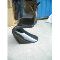Black Panton Chair in Fiberglass Not ABS