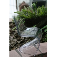 Mini Panton Chair In Clear Nude Color