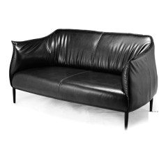Retro Eggplant Loveseat