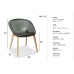 Nude Round Chair
