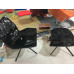 Muscle Fiberglass Recliner Chair Rice Husk Chair