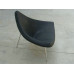 Coconut Chair In Pu Black Leather Coconut Chair In Pu Black Leather