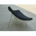 Coconut Chair In Pu Black Leather Coconut Chair In Pu Black Leather