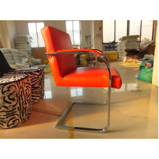 Mies Brno Flat Chair In Real Calf Leather