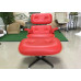 Classic Lounge Chair And Ottoman In Tall Version