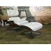 Classic Lounge Chair And Ottoman In Tall Version