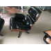 Black Aniline Leather Classic Lounge Chair And Ottoman Of Taller Version With Tigerwood Black Aniline Leather Classic Lounge Chair And Ottoman Of Taller Version With Tigerwood