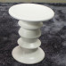 Reproduction Walnut Stool In White Color Reproduction Walnut Stool In White Color