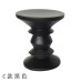 Reproduction Walnut Stool In Black Color Reproduction Walnut Stool In Black Color