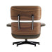 Classic Lounge Chair and Ottoman In Fabric Classic Lounge Chair and Ottoman In Fabric