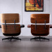 Classic Lounge Chair And Ottoman In Top Grain Leather Classic Lounge Chair And Ottoman In Top Grain Leather