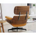Light Tan Classic Lounge Chair And Ottoman In Italian Leather And Chestnut Light Tan Classic Lounge Chair And Ottoman In Italian Leather And Chestnut