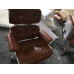 Classic Lounge Chair And Ottoman In Italian Leather