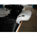 Classic Lounge Chair And Ottoman In Cowhide Leather