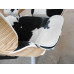 Classic Lounge Chair And Ottoman In Cowhide Leather