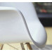 Daw Reproduction Armed Dining Chair With Arms Wooden Legs Base, Made In Fiberglass