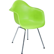 Dar Reproduction Armed Dining Chair With Simple Steel Legs Dar Reproduction Armed Dining Chair With Simple Steel Legs