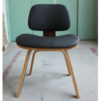 Reproduction DCW Plywood Dining Chair In PU Leather