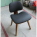 Reproduction DCW Plywood Dining Chair In PU Leather