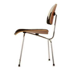 Reproduction DCM Plywood Dining Chair In Pony Skin Leather Reproduction DCM Plywood Dining Chair In Pony Skin Leather