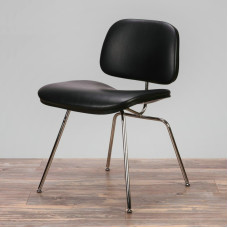 Reproduction DCM Plywood Dining Chair In Real Leather Reproduction DCM Plywood Dining Chair In Real Leather