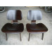 Reproduction LCW Plywood Dining Chair In Rosewood