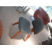 Reproduction LCW Plywood Dining Chair In Italian Leather