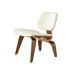 Reproduction LCW Plywood Dining Chair In PU Leather
