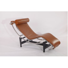 Le Corbusier Style Chaise Lounge Chair Lc4 In Full Italian Leather