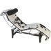 Le Corbusier Style Chaise Lounge Chair Lc4 In Ponyskin Leather Le Corbusier Style Chaise Lounge Chair Lc4 In Ponyskin Leather