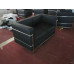 Le Corbusier Style Sofa Of 2 Seats Loveseat LC2 in Real Leather Le Corbusier Style Sofa Of 2 Seats Loveseat LC2 in Real Leather