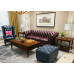 Three Seaters Of Chesterfield Tufted Luxury Sofa In Aniline Leather Three Seaters Of Chesterfield Tufted Luxury Sofa In Aniline Leather