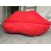 Lip Lips Sofa 3 Seaters In Wooden Frame Version