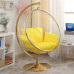 Bubble Chair In Golden With Stainless Steel Stand And Chain Bubble Chair In Golden With Stainless Steel Stand And Chain